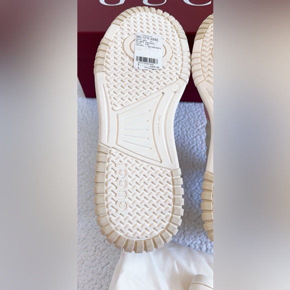 Gucci Women’s Women’s Bicolor Web Low-Top Sneakers - Picture 13 of 16